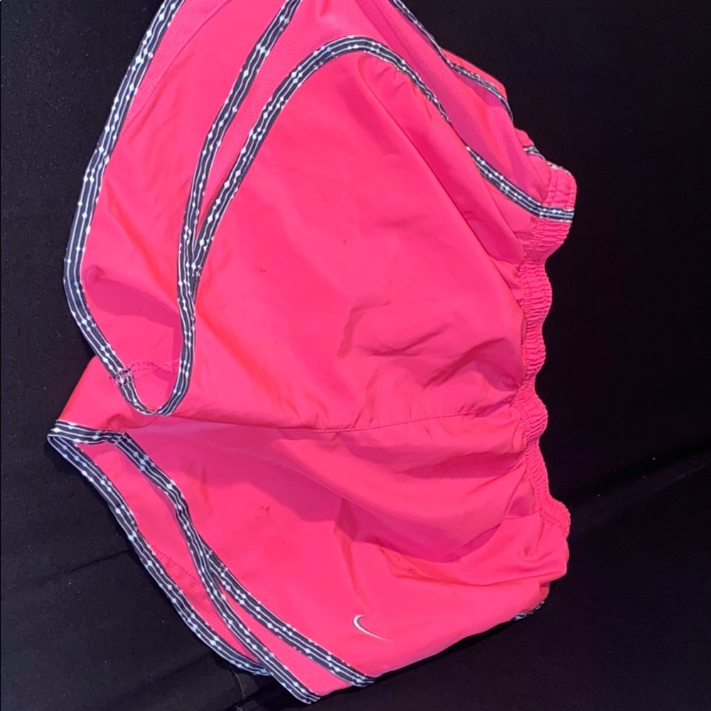 Hot pink Nike shorts